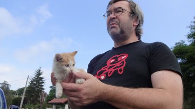 torsten als unverhoffter katzenpapa