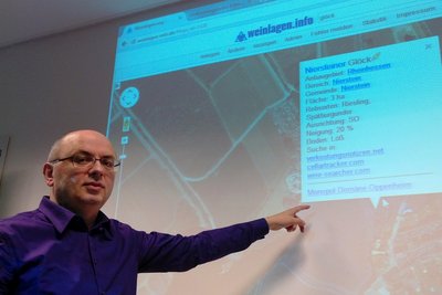 Weinlagen.info-Programmierer Dr. Karlheinz Gierlich