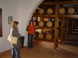 Maria Bettina im Vin Santo Keller.jpg